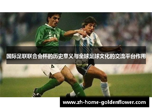 国际足联联合会杯的历史意义与全球足球文化的交流平台作用